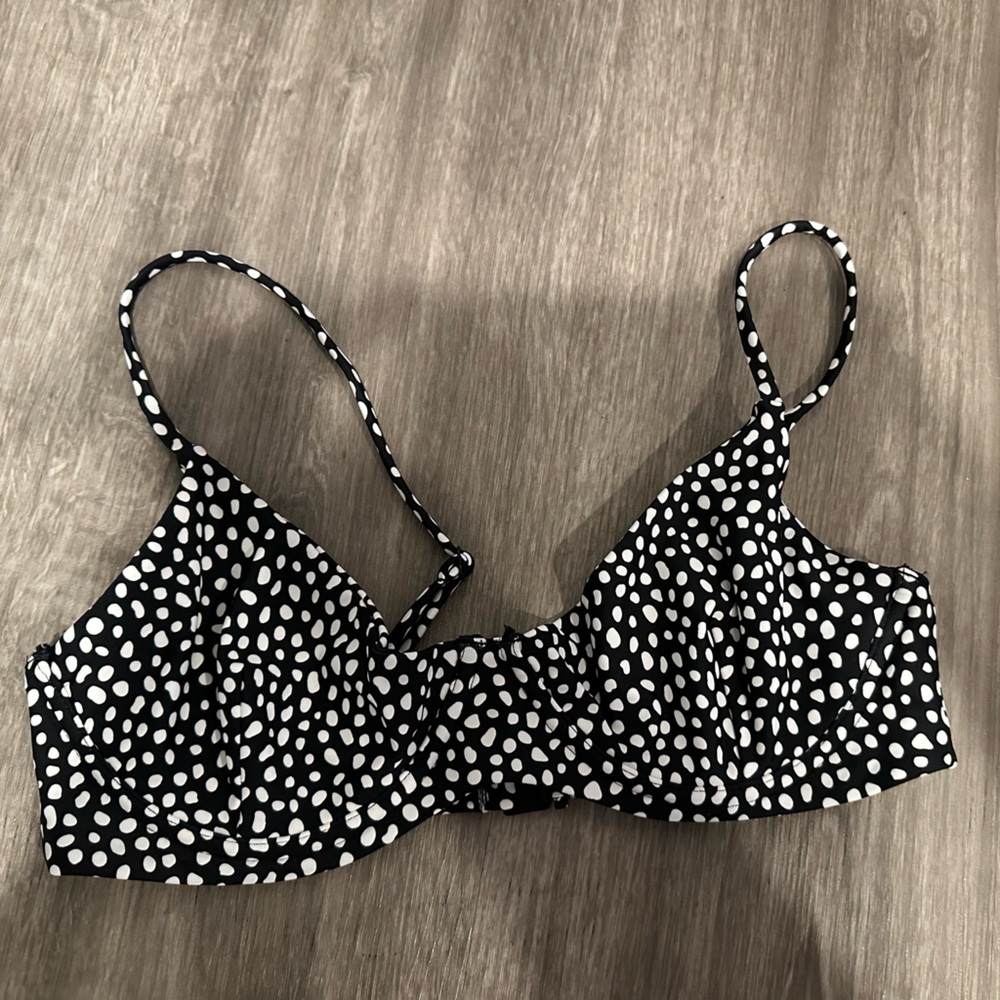 Blackbough Polka Dot Bikini Top
